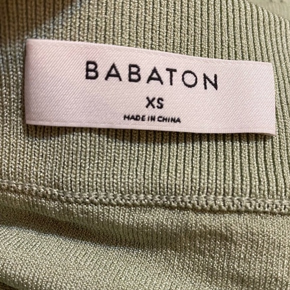 Babaton XS Green Bodycon Tube Skirt - Picture 6 of 8